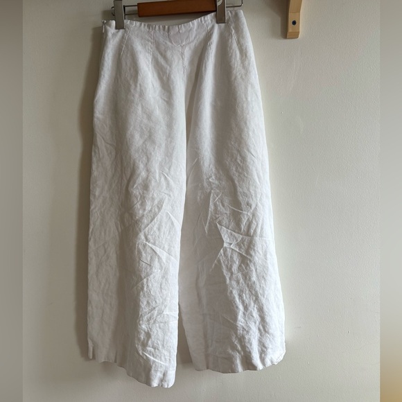 Hermès Paris Vintage 100% Linen Wide-Leg Capris – FR 40 (fits like S/M) - Picture 8 of 8